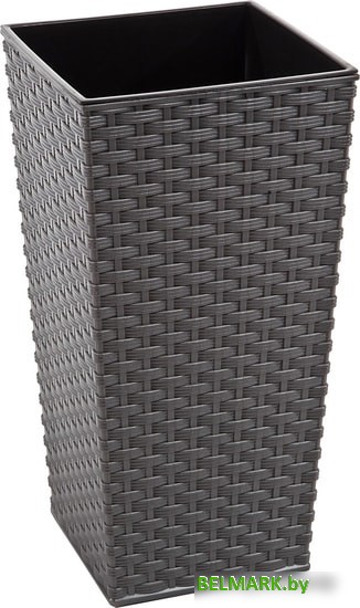 Кашпо Lamela Finezja Rattan LA574-50 (графит) - фото