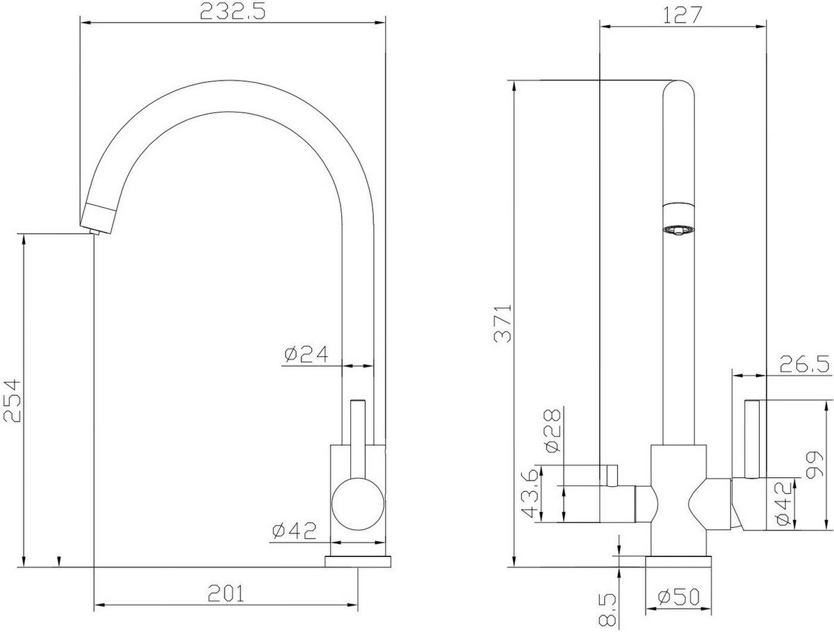 Смеситель Ekko E4307 - фото2