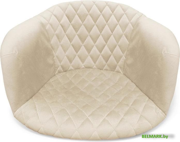 Стул с подлокотниками Sheffilton SHT-ST31-C2/S80-1 (кремовый/прозрачный лак/черный муар) - фото2