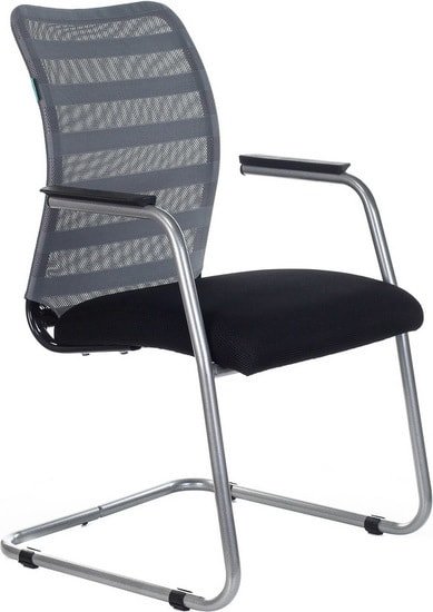 Кресло Бюрократ CH-599AV/32G/TW-11 (черный/серый) - фото