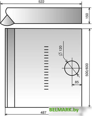 Кухонная вытяжка Elikor Davoline 60П-290-П3Л (медь) - фото2