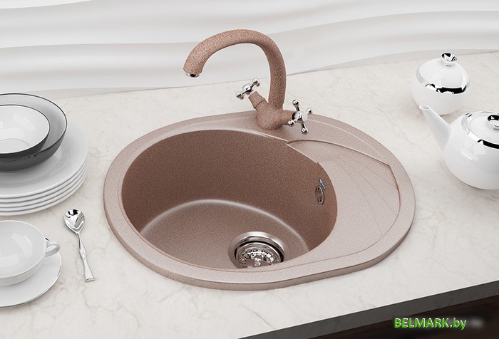 Кухонная мойка Ulgran U-403 (344 ультра-черный) - фото2