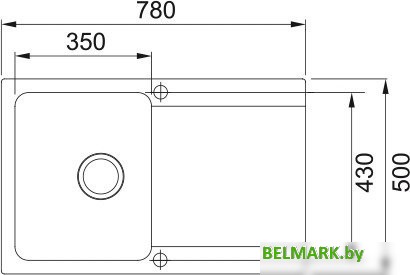 Кухонная мойка Franke Orion OID 611-78 114.0476.401 (серый асфальт) - фото2