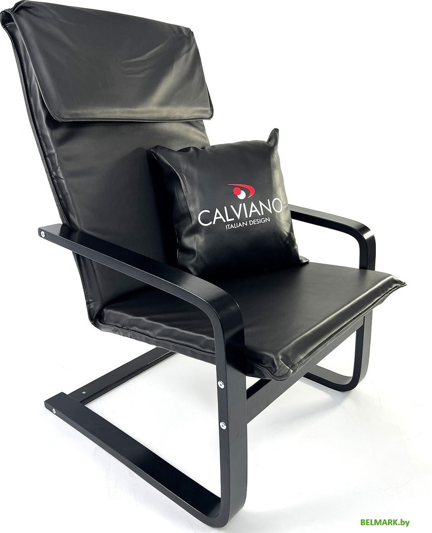 Интерьерное кресло Calviano Soft 1 (черный PU) - фото
