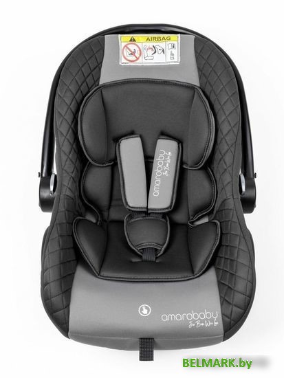 Детское автокресло Amarobaby Baby Comfort AB222008BC/03 (бежевый) - фото2
