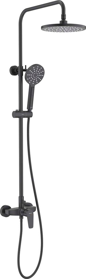 Душевая система Aquatek Бетта AQ2160MB (черный матовый) - фото