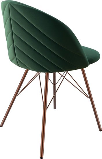 Стул Sheffilton SHT-ST35-2/S37 (лиственно-зеленый/медный металлик) - фото2