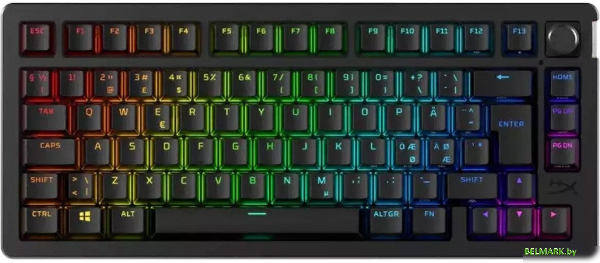 Клавиатура HyperX Alloy Rise 75 Wireless (HyperX Red) - фото