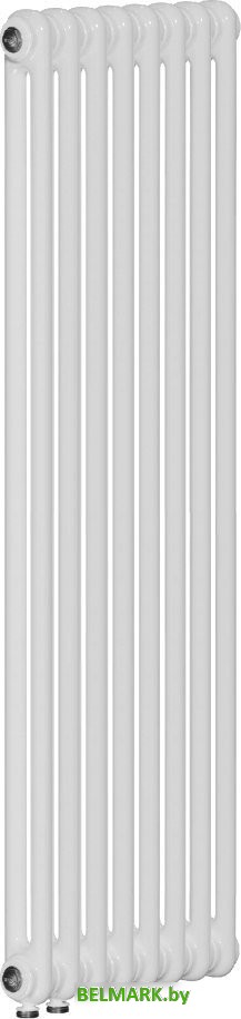 Стальной трубчатый радиатор Rifar Tubog 2180-09-D1 (нижнее подключение, антрацит) - фото