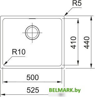 Кухонная мойка Franke Sirius SID 110-50 125.0331.033 (белый) - фото2
