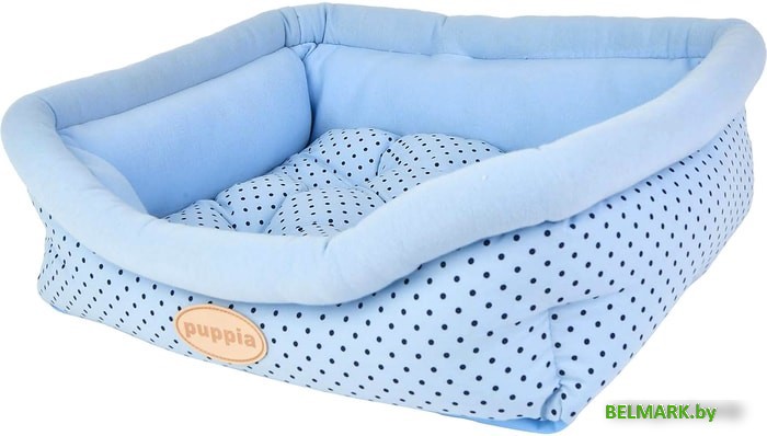 Лежак Puppia Cozy Dot OASA-AU5983-BL-FR (голубой) - фото2