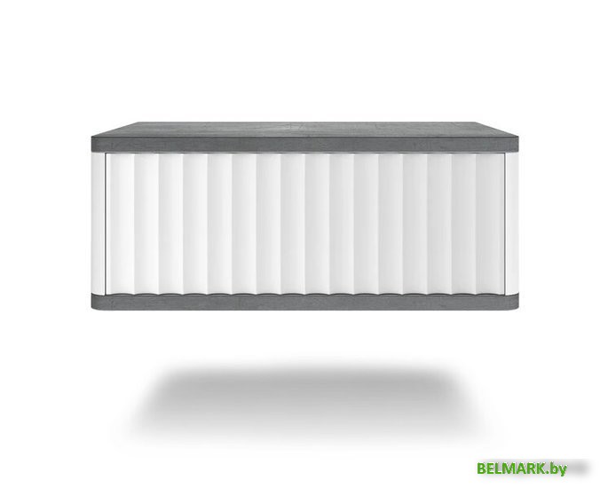 Тумба Shtabe Royal 5000 эко (белый/металл бруклин) - фото2