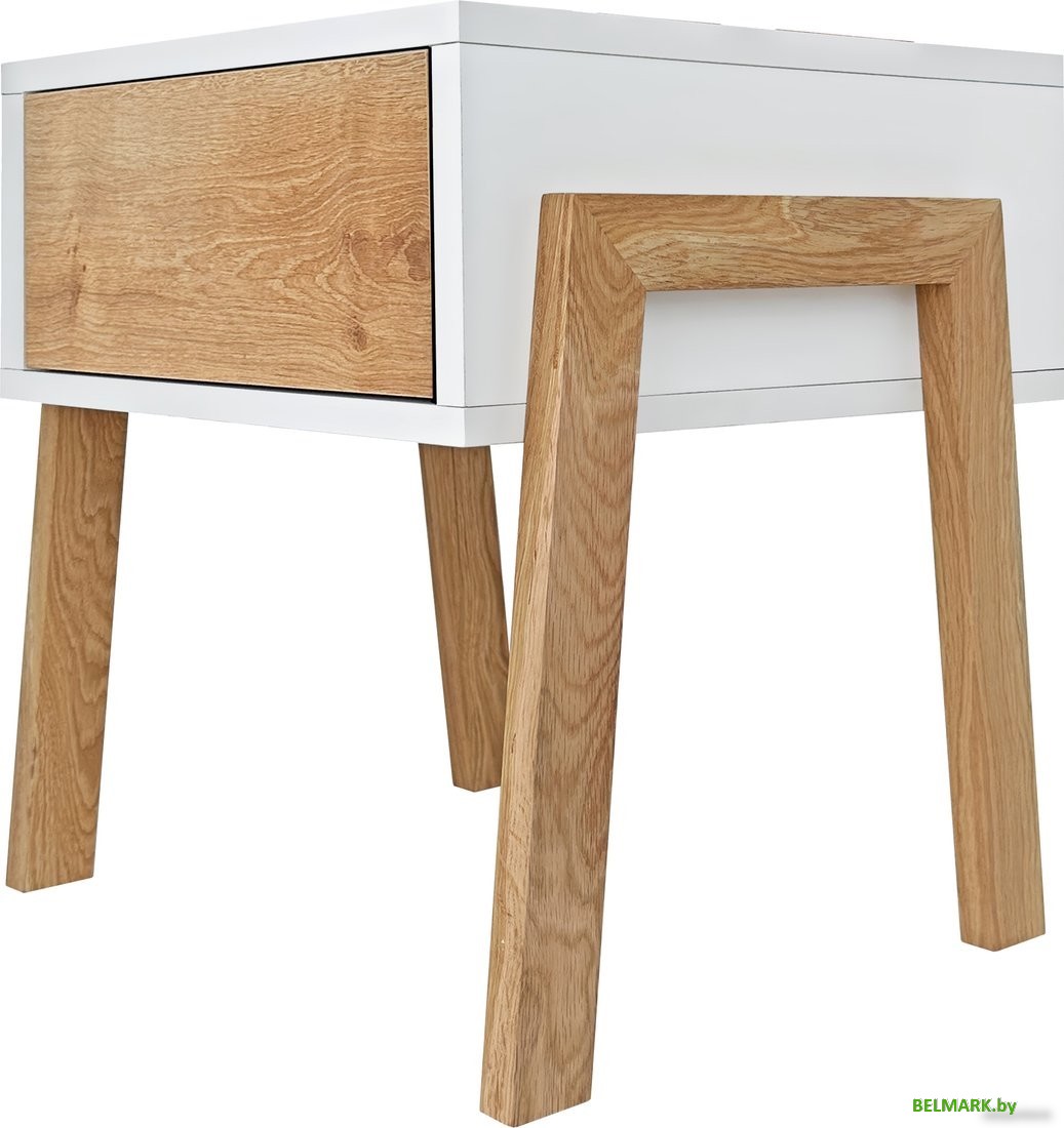 Комод Crafto Мунк 02 44x40x50 (белый дуб) - фото