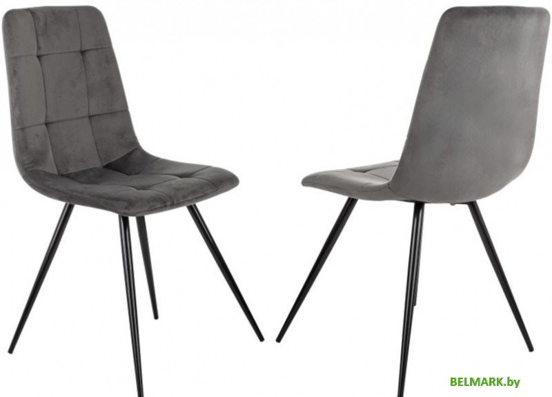 Стул Бюрократ CH-K1 2 шт (серый Holland 18/черный) - фото