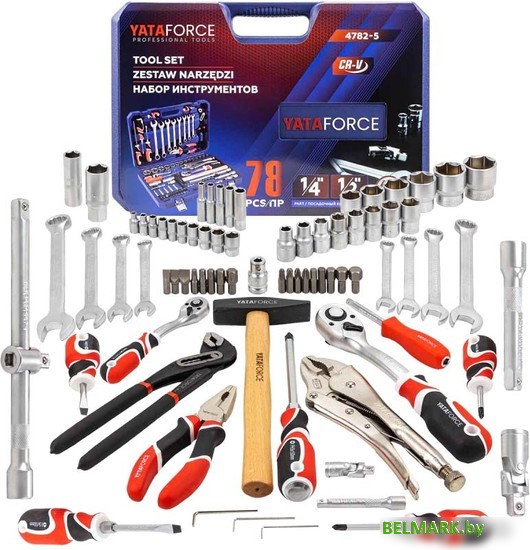 Набор домашнего мастера Yataforce YF-4782-5 (78 предметов) - фото2