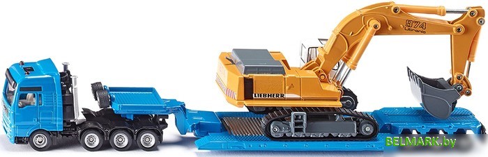 Набор Siku MAN TG-A с экскаватором Leibherr 1847 - фото