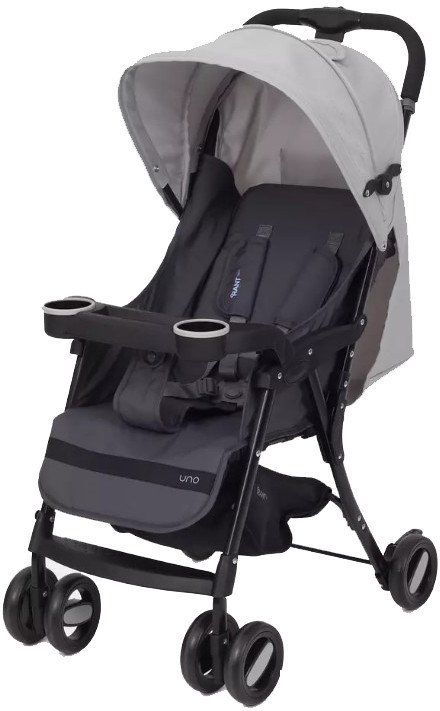 Коляска прогулочная «книга» Rant Basic Uno RA350 (soft grey) - фото