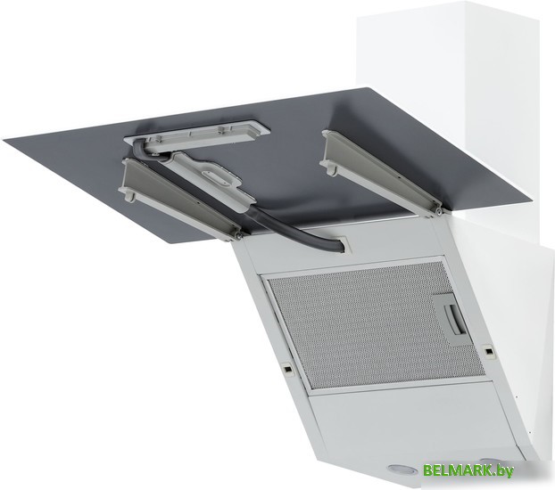 Кухонная вытяжка Krona Jina 600 S (белый) - фото2