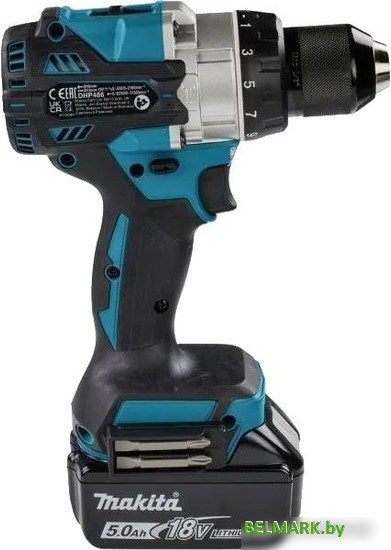 Ударная дрель-шуруповерт Makita DHP486RTJ (с 2-мя АКБ 5 Ач, кейс) - фото2