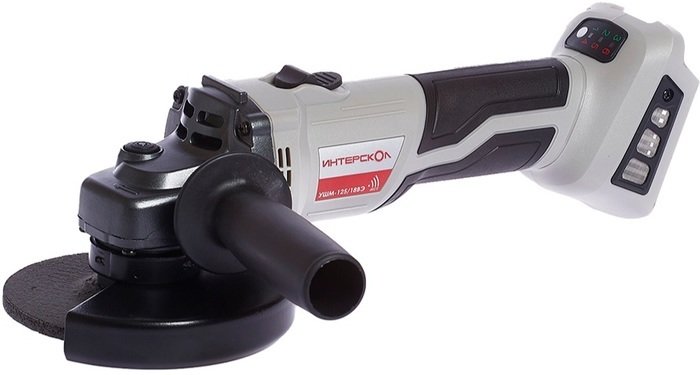 Угловая шлифмашина Интерскол УШМ-125/18ВЭ (без АКБ) - фото