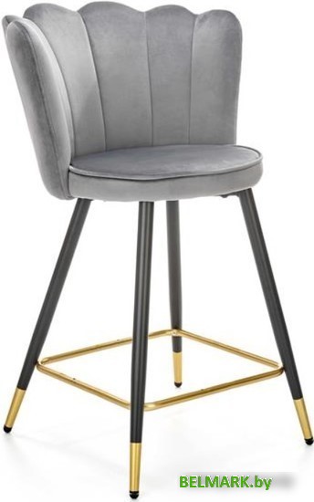 Стул Halmar H106 (серый/черный/золотой) - фото