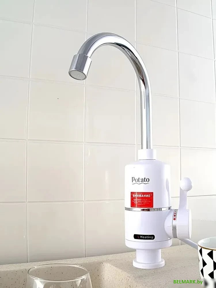 Проточный электрический водонагреватель-кран Potato P0061-7 - фото2