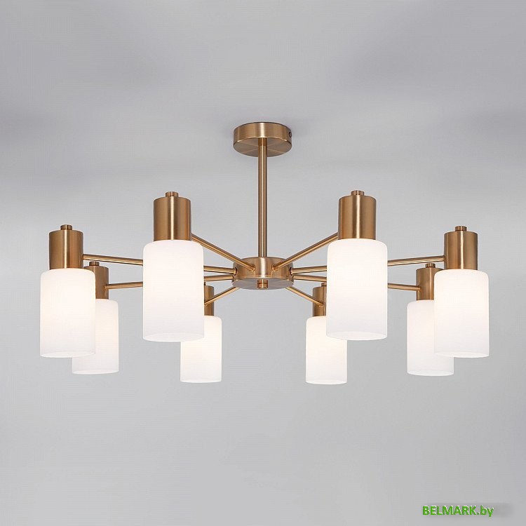 Люстра средней высоты Евросвет Vegga1 a057109 латунь - фото