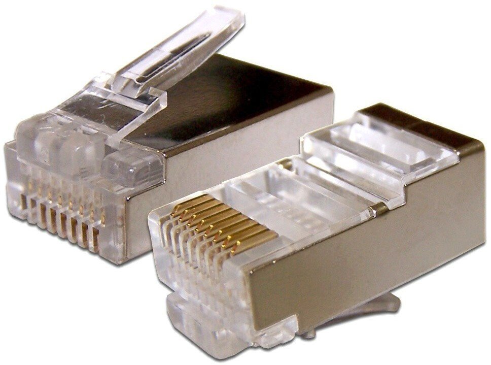 Коннектор Lanmaster TWT-PL45/S-8P8C-6 (100 шт) - фото