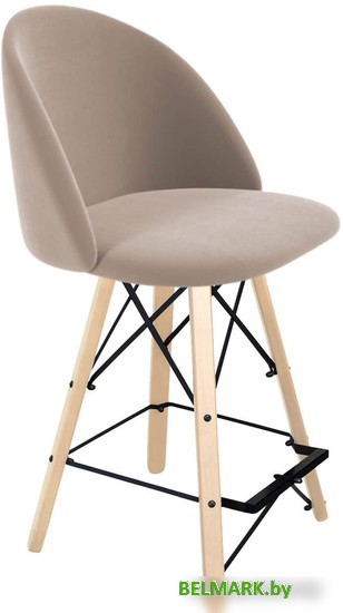 Стул Sheffilton SHT-ST35/S80-1 (латте/прозрачный лак/черный) - фото