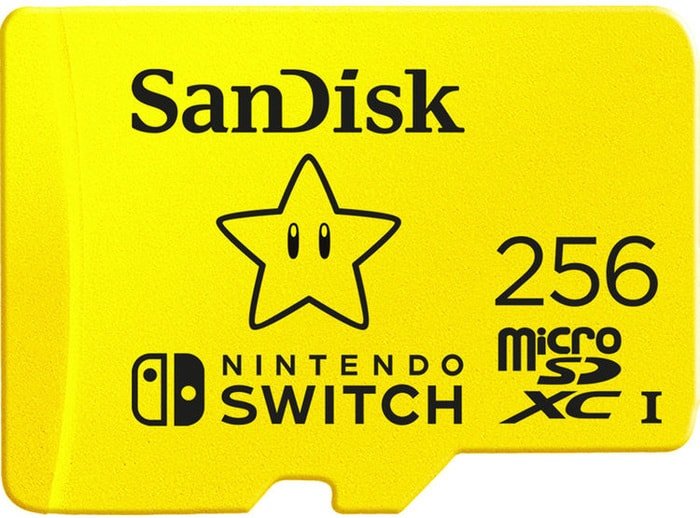 Карта памяти SanDisk Nintendo Switch Licensed Card Super Mario Edition microSDXC 256GB SDSQXAO-256G-GNCZN - фото