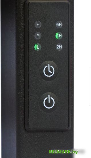 Полотенцесушитель Granula Квадро Вертикаль 15х150 (терморегулятор с таймером, черный) - фото2