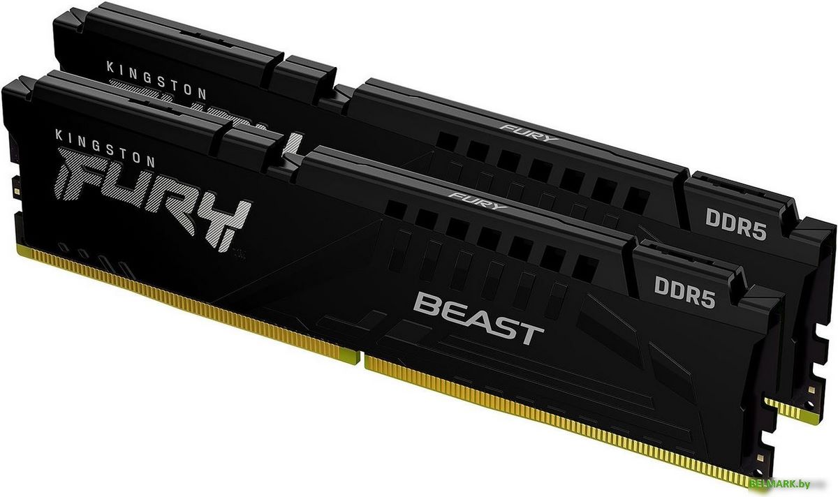 Оперативная память Kingston FURY Beast 2x64ГБ DDR5 5600МГц KF556C36BBEK2-128 - фото