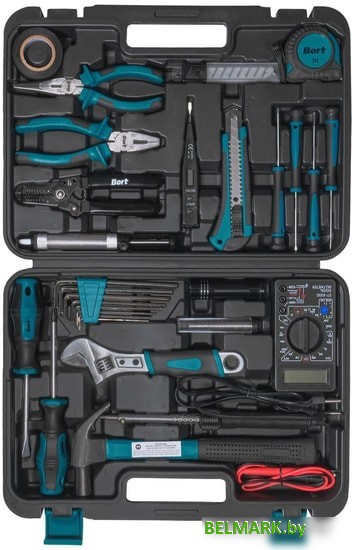 Универсальный набор инструментов Bort BTK-30E (30 предметов) - фото