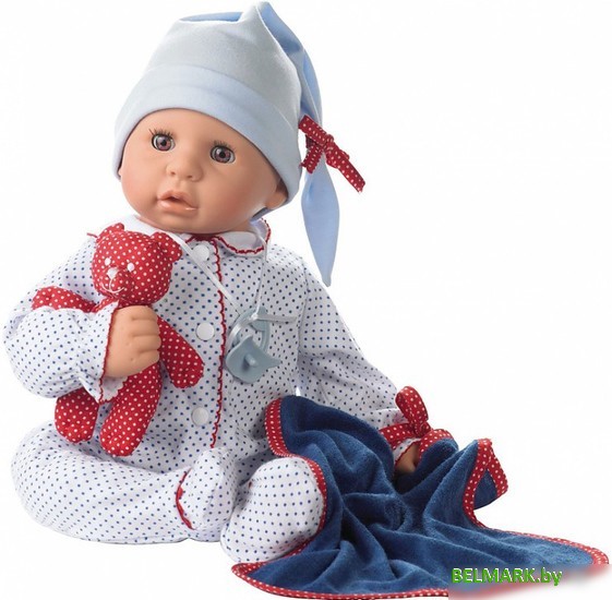 Пупс Gotz Куки 1161034 (в голубой пижаме) - фото