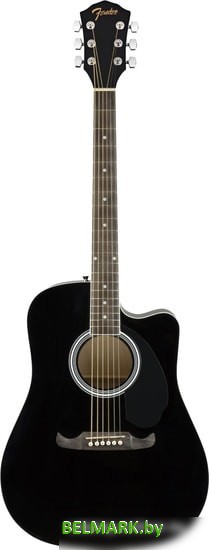 Электроакустическая гитара Fender FA-125CE Dreadnought Black - фото