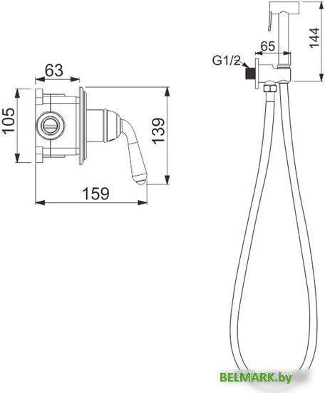 Смеситель Rose R0205E - фото2