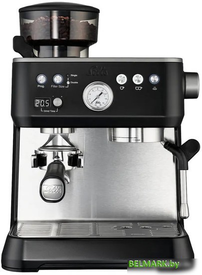 Кофемашина Solis Grind & Infuse Perfetta Black - фото