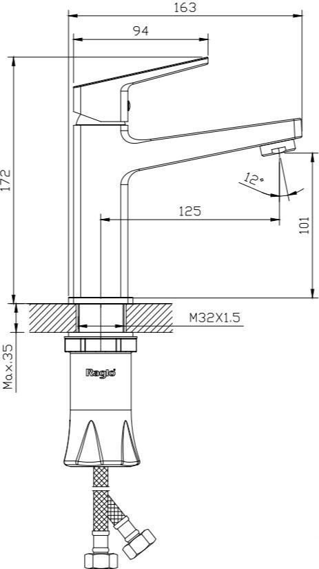 Смеситель Raglo R30.10.09 - фото2