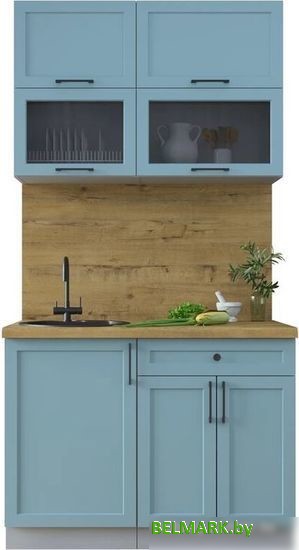 Интерлиния Тренд 1.1Б (океан/океан/дуб бунратти) - фото