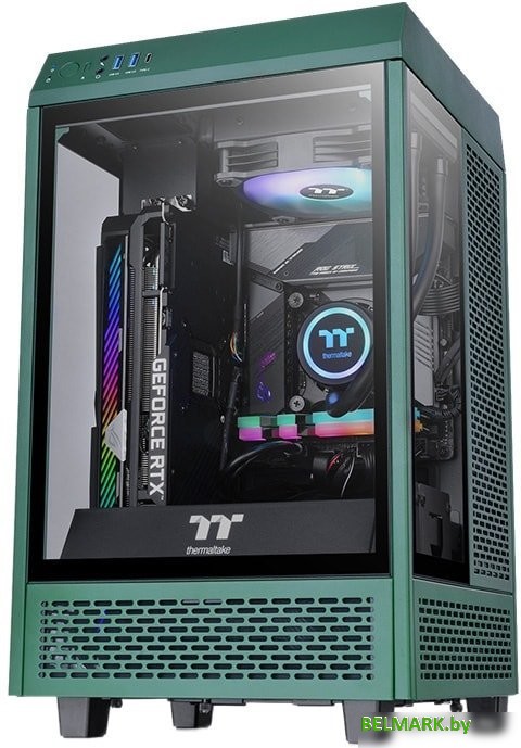 Корпус Thermaltake The Tower 100 Mini Racing Green CA-1R3-00SCWN-00 - фото