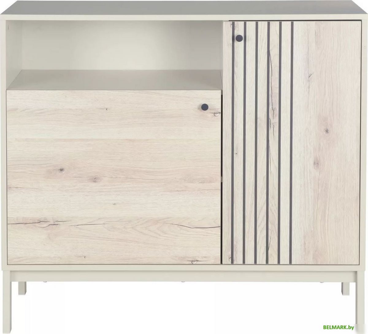 Комод Signal FROST K2 (дуб альпийский/белый) - фото2