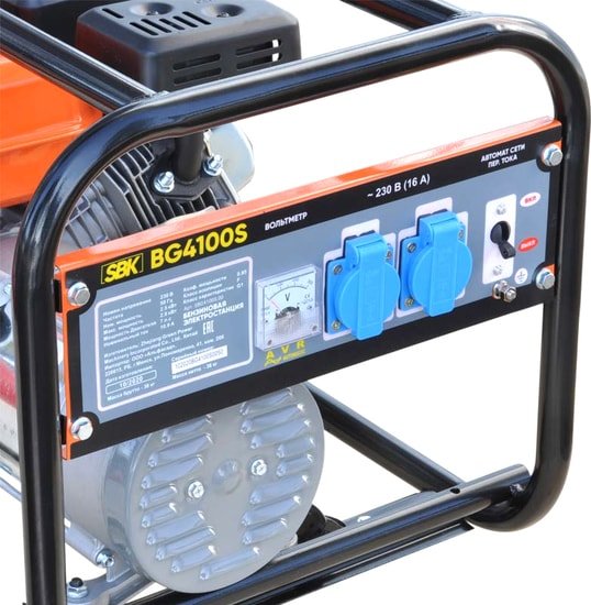 Бензиновый генератор SBK BG4100S - фото2