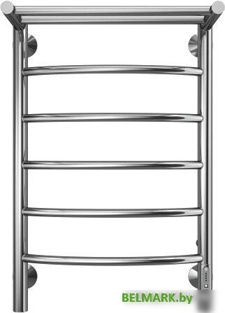 Полотенцесушитель TERMINUS Классик П6 400x650 с полкой нп электро (хром) - фото