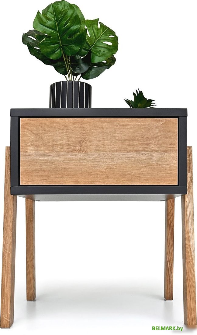 Комод Crafto Мунк 04 44x40x50 (графит дуб) - фото2