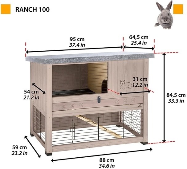Клетка Ferplast Ranch 100 Basic 57090011 - фото2