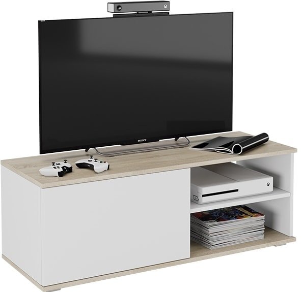 Тумба Трия Diamond 7 (дуб сонома/белый) - фото2