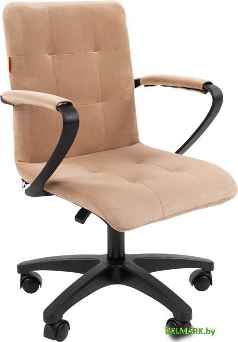 Офисное кресло CHAIRMAN 030 (ткань, Т-10 бежевый/пластик/ролик PU) - фото
