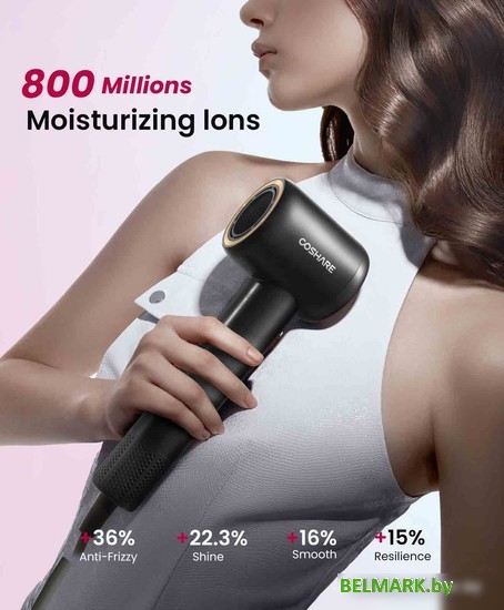 Фен Coshare SuperFlow1 High Speed Hair Dryer HD10E (gallon black) - фото2
