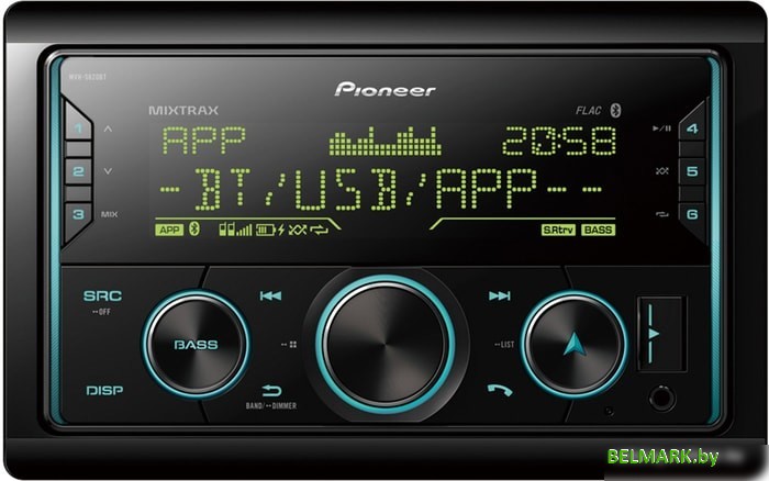 USB-магнитола Pioneer MVH-S620BT - фото