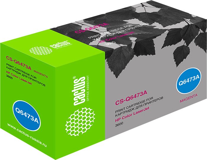 Картридж CACTUS CS-Q6473A (аналог HP Q6473A) - фото